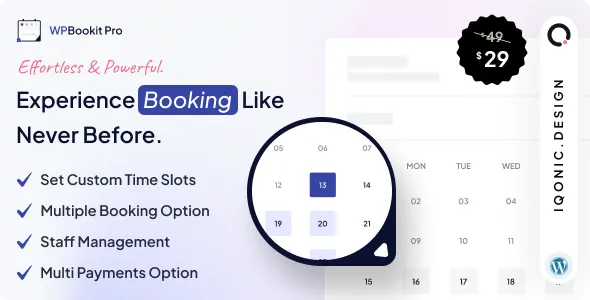 WPBookit - Appointment Booking WordPress Plugin