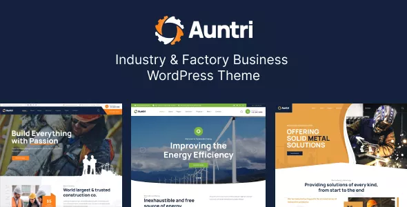 Auntri - Industry & Factory WordPress Theme