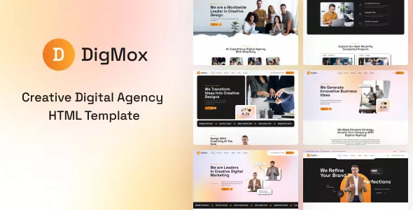 Digmox - Digital Agency HTML Template