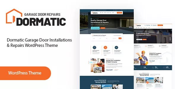 Dormatic - Garage Door Repair WordPress Theme