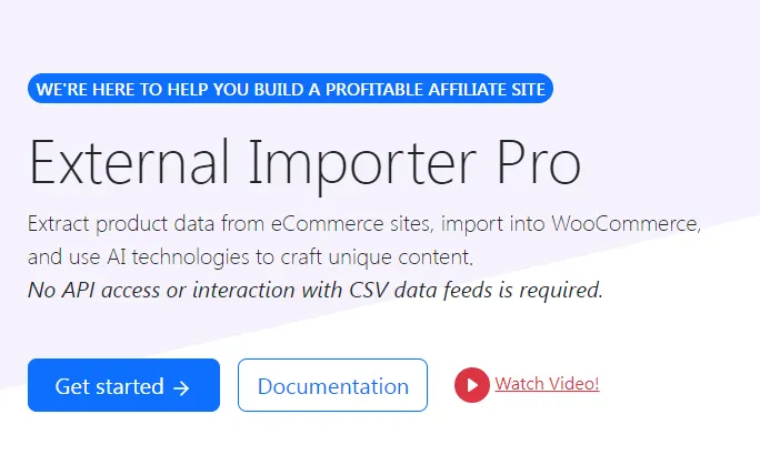 External Importer Pro - Import Affiliate Products Into WooCommerce