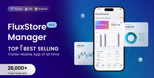 FluxStore Manager - Vendor and Admin Flutter App for Woocommerce