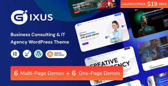 Gixus - Business Consulting & IT Agency WordPress