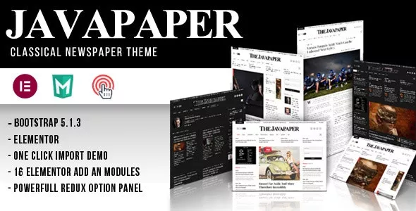 Javapaper - Classic Newspaper Theme