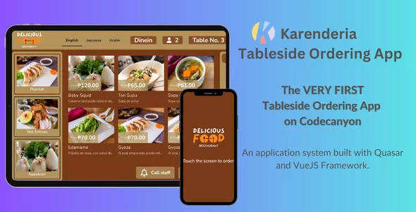 Karenderia Tableside Ordering