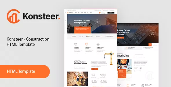 Konsteer - Construction HTML Template