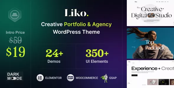 Liko - Creative Agency & Portfolio WordPress Theme