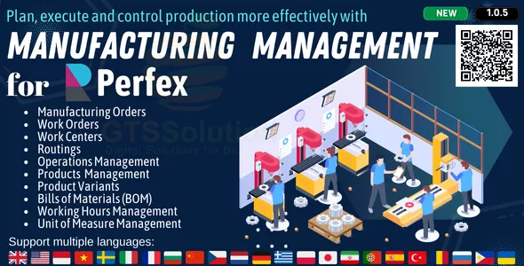 Manufacturing Management module for Perfex CRM