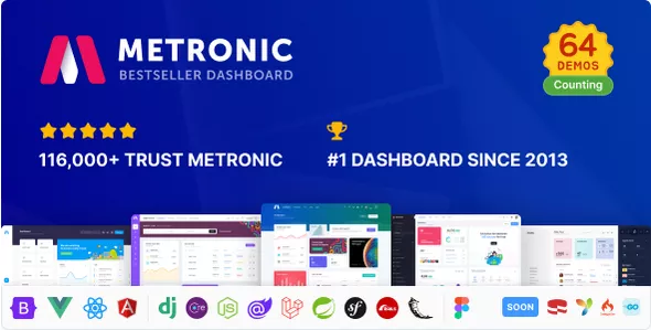 Metronic - Tailwind, Bootstrap, React, Vue, Angular, Asp.Net & Laravel Admin Dashboard HTML Template