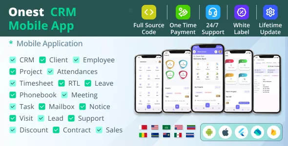 Onest CRM - Multiple Platform CRM Mobile Application