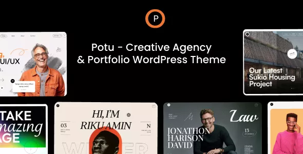 Potu - Creative Agency & Portfolio WordPress Theme