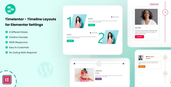 Timelentor - Timeline Layouts for Elementor