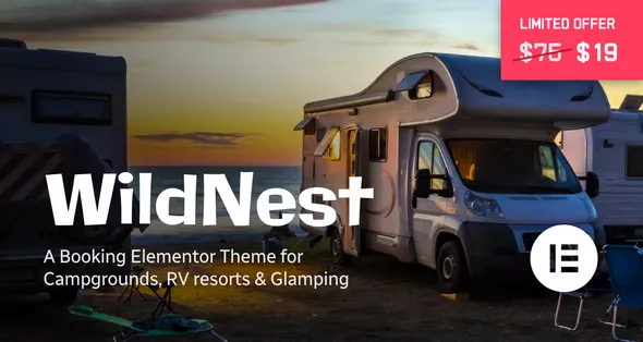 WildNest - Campgrounds & RV Parks Booking Theme