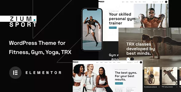 Zium - Sports and Fitness WordPress Theme