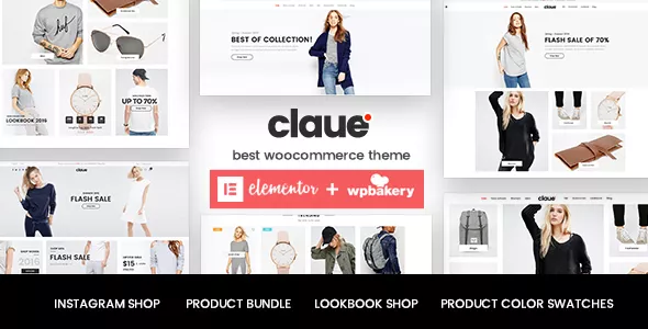 Claue - Clean, Minimal Elementor WooCommerce Theme