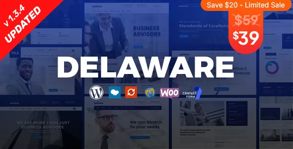 Delaware - Consulting and Finance WordPress Theme