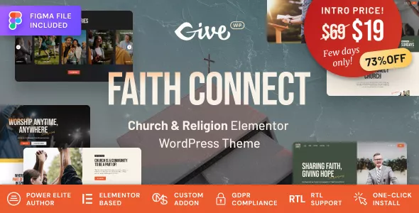 Faith Connect - Religion & Church WordPress Theme