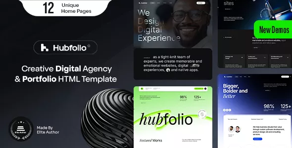 Hubfolio - Digital Agency & Portfolio Template