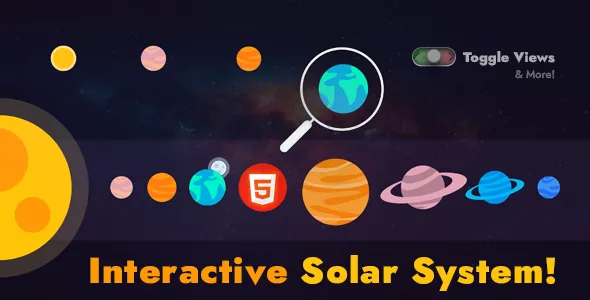 Interactive 3D Solar System