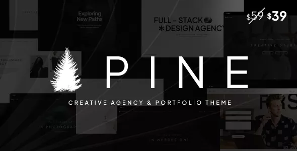 Pine - Creative Agency & Portfolio WordPress Theme