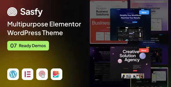 Sasfy - Multipurpose Elementor WordPress Theme