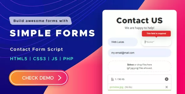 Simple Forms - Contact Form Script