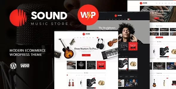 Sound - Musical Instruments Online Store WordPress Theme