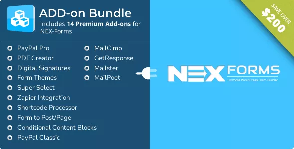 Add-on Bundle for NEX-Forms- WordPress Form Builder
