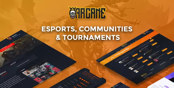Arcane - The Gaming Community WordPress Theme
