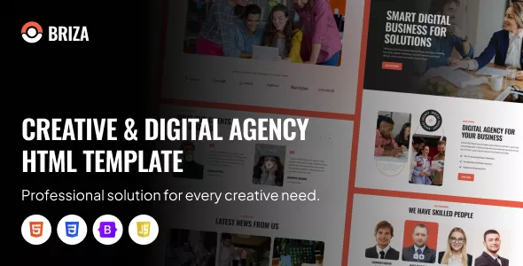 Briza - Creative Digital Agency HTML Template