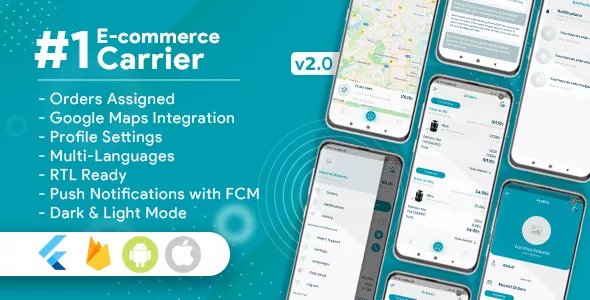 Carrier for E-Commerce Flutter App