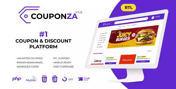 Couponza - Ultimate Coupons & Discounts Platform
