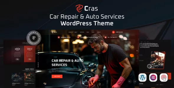 Cras - Car Repair & Auto Services WordPress Theme