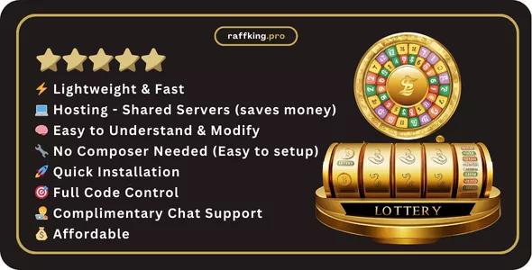 Dynamic Lottery & Competition Platform - Online Lotteries, Lucky Draws, Raffles, and Contests