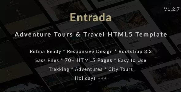 Entrada - Tour Travel Booking WordPress Theme