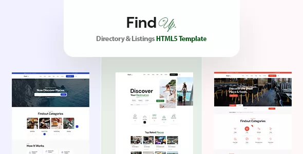 Findup - Directory & Listing HTML5 Template