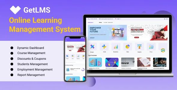 GetLMS Multi Instructor - Learning Management System with Laravel Admin Panel