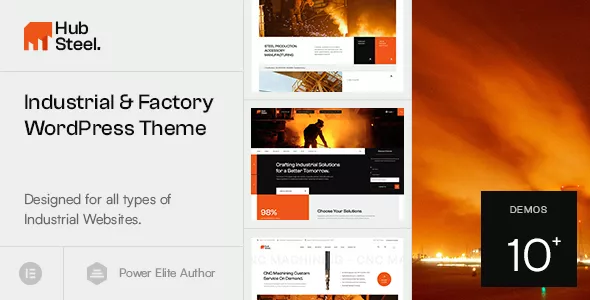 Hubsteel - Industrial & Factory WordPress Theme