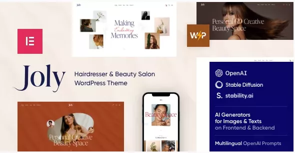 Joly - Hairdresser & Beauty Salon WordPress Theme