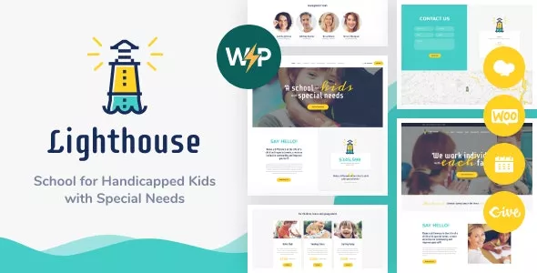 Lighthouse - School for Handicapped Kids with Special Needs WordPress Theme