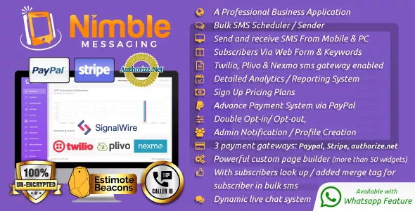 Nimble Messaging - Professional SMS Marketing Application For Business