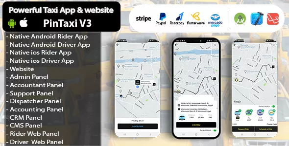 Pin Taxi - Complete Solution Taxi App
