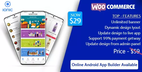 Quick Order - Ionic 5 Mobile App for Woocommerce with Multivendor Features