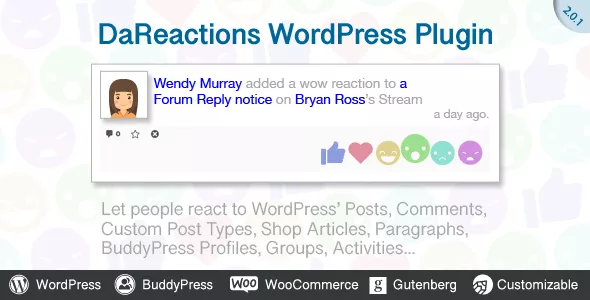 Reactions WordPress Plugin