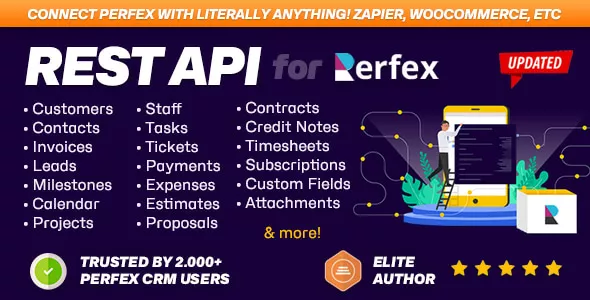 REST API Module for Perfex CRM - Connect Your Perfex CRM with Third Party Applications