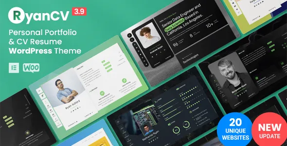 RyanCV - Personal Portfolio Resume Theme