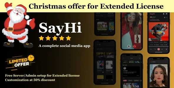 SayHi - Timeline, Chat, Live, Instagram, Reels, Facebook, Twitter, Threads, TikTok