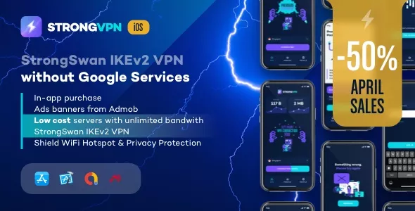 StrongVPN - StrongSwan IKEv2 VPN stable & free VPN proxy for iOS
