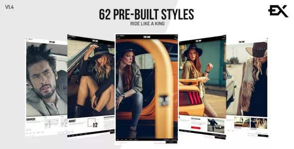 The One - Creative One Page Photography / Portfolio Template