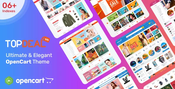 TopDeal - MarketPlace | Multi Vendor Responsive OpenCart 3 & 2.3 Theme with Mobile-Specific Layouts